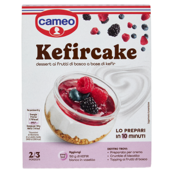 cameo Kefircake dessert ai frutti di bosco a base di kefir 100 g