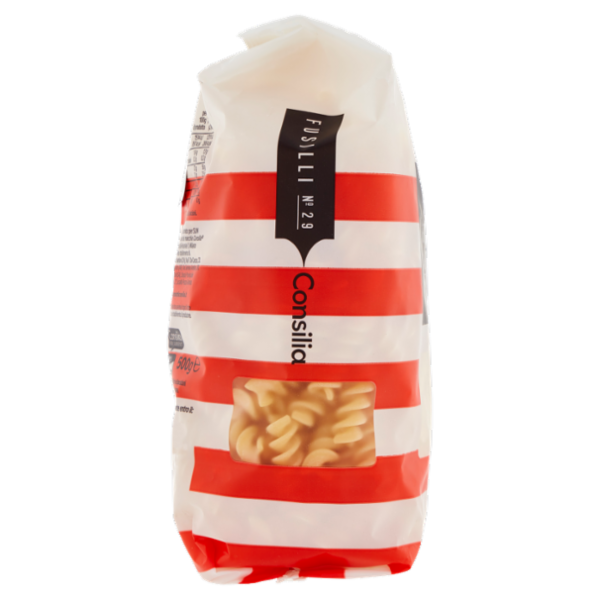 Consilia Pasta di Semola Trafilata al Bronzo Fusilli 500 g