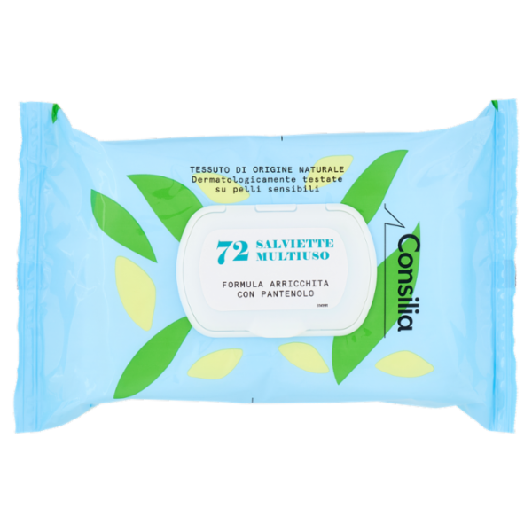 Consilia Salviettine Multiuso 72 pezzi
