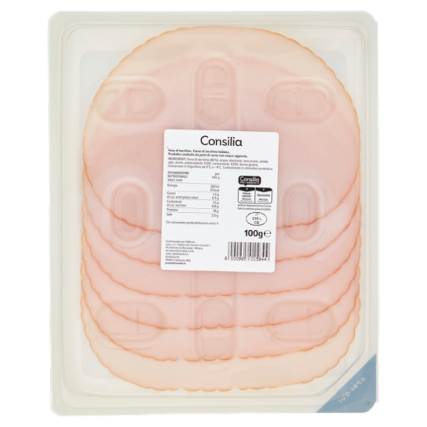Consilia Fesa di Tacchino 100% Italiano a Fette 100 g