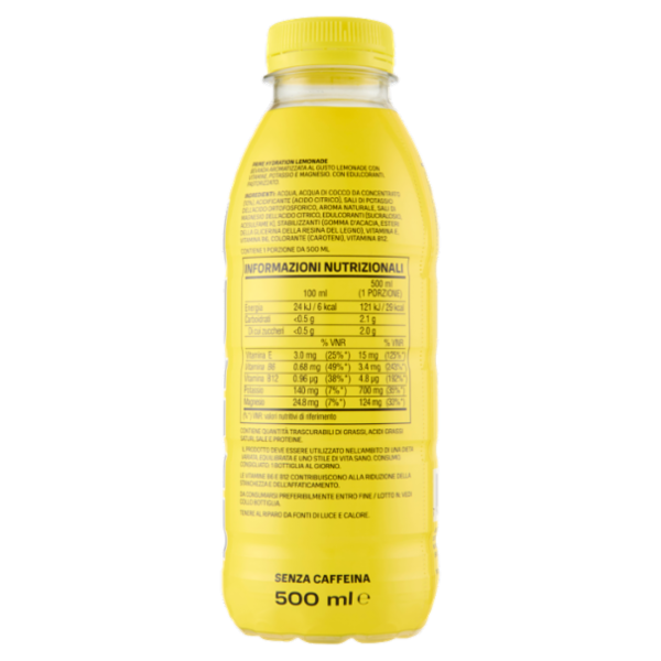 Prime Hydration Lemonade Flavour 500 ml
