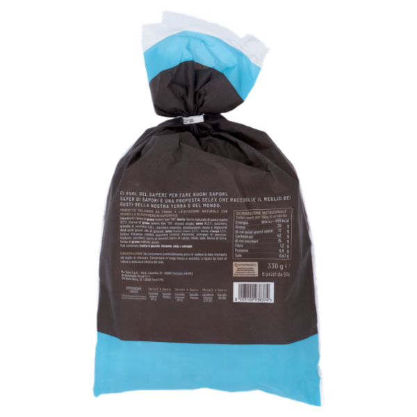 Selex Saper di Sapori Croissant con Granella di Zucchero 6x55g