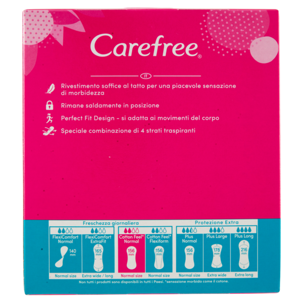 Carefree Cotton Feel* Normal Senza Profumo Salvaslip 56 pz