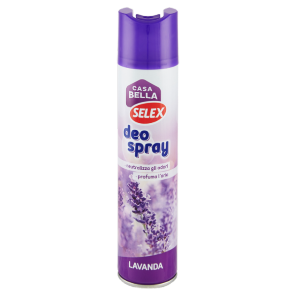 Selex Casa Bella Deodorante per Ambienti Spray Lavanda 2 in 1 300 ml