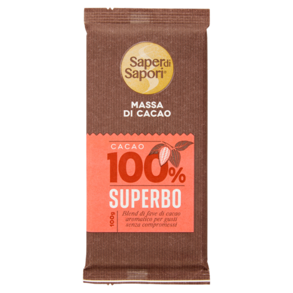 Selex Saper di Sapori Cioccolato Fondente Trinitario Cacao 100% Superbo 100 g
