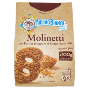 Mulino Bianco Molinetti Biscotti Con Farina Integrale e Grano Saraceno Offerta 800g