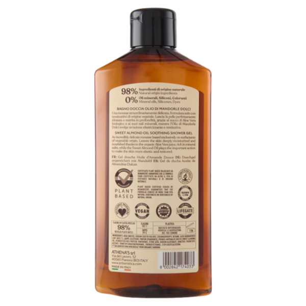l'Erboristica Bagno Doccia Olio di Mandorle Dolci Addolcente 400 ml