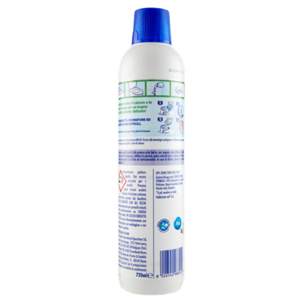Viakal Detersivo Anticalcare Bagno e Cucina Igienizzante Liquido 720 ml