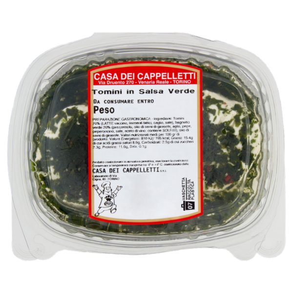 Casa dei Cappelletti Tomini in Salsa Verde 150 g