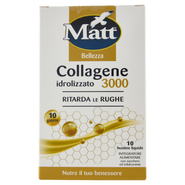 Matt Bellezza Collagene idrolizzato 3000 10 bustine liquide 100 ml