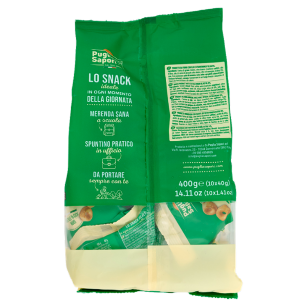 Puglia Sapori il Tarallino con Olio Extra Vergine di Oliva 10 x 40 g
