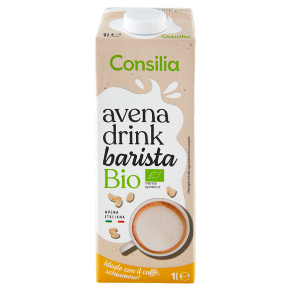 Consilia Bevanda a Base di Avena Biologica Barista 1 L