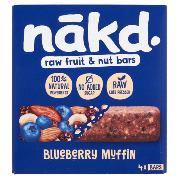 nākd. raw fruit & nut bars Blueberry Muffin 4 x 35 g