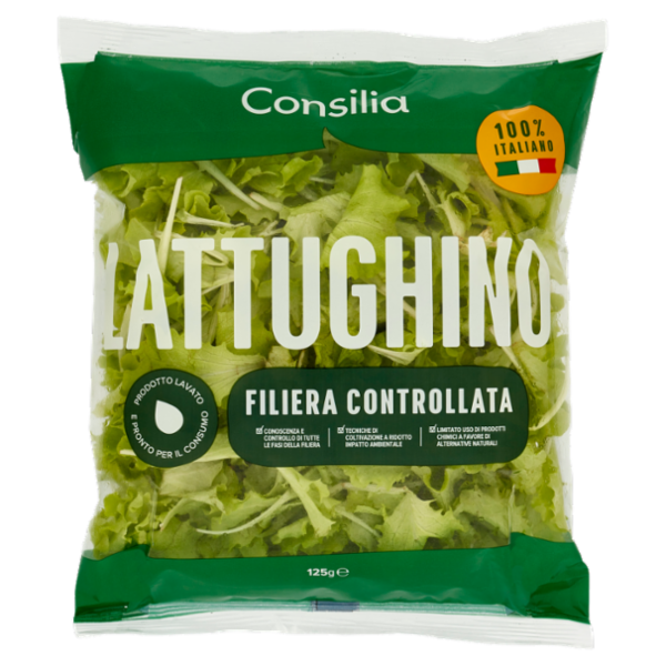 Consilia Lattughino Lavato e Pronto da Condire 125 g