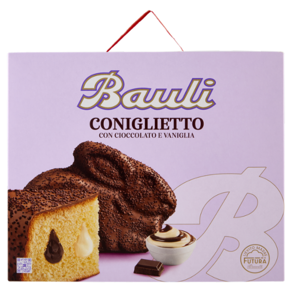 Bauli Coniglietto con Cioccolato e Vaniglia 650 g
