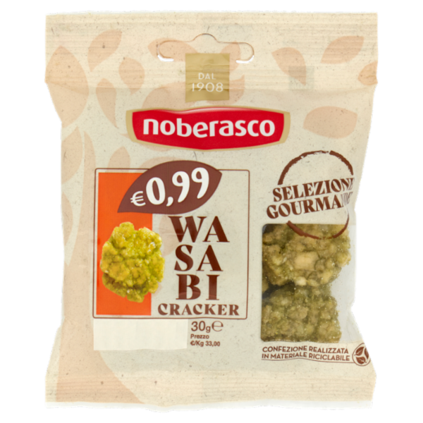 noberasco € 0,99 Wasabi Cracker 30 g
