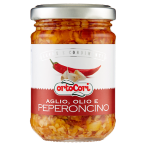 OrtoCori Creme e Condimenti Aglio, Olio e Peperoncino 130 g