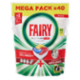 Fairy Pastiglie Lavastoviglie Platinum Plus All in One, Detersivo Piatti Limone, 40 Capsule 620 g