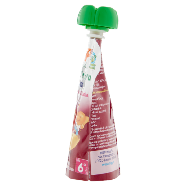 HiPP Biologico Frutta & Verdura Frullata Mela, banana e barbabietola 90 g