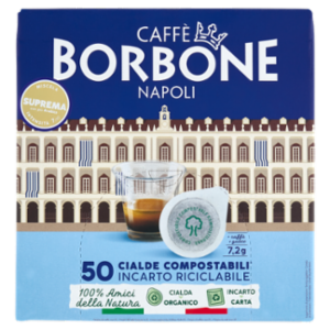 Caffè Borbone Miscela Suprema Cialde Compostabili 50 x 7,2 g