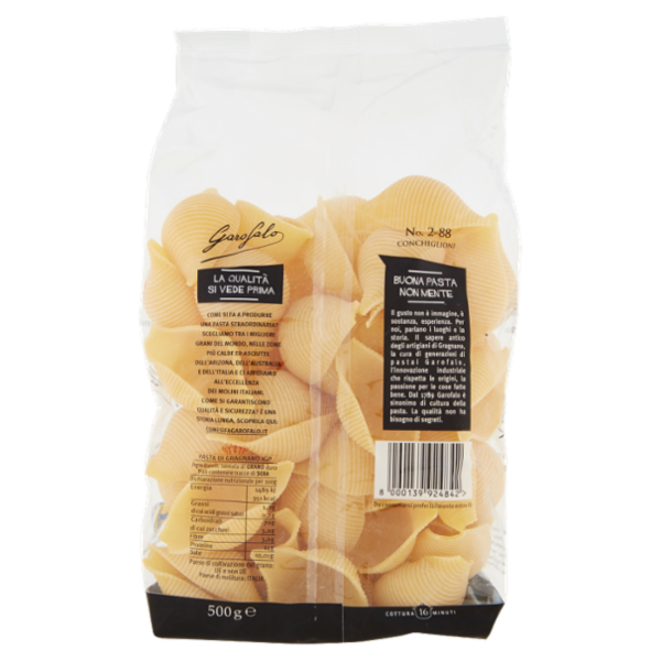 Garofalo Conchiglioni No. 2-88 Pasta di Gragnano IGP 500 g