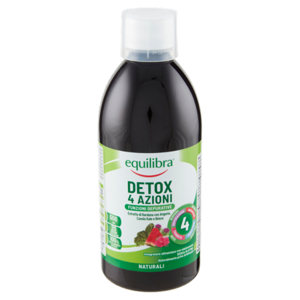 equilibra Detox 4 Azioni Funzioni Depurative 500 ml