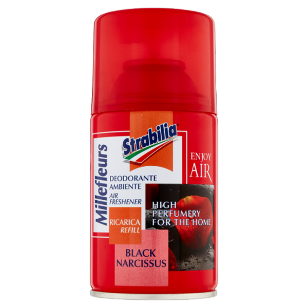 Strabilia Millefleurs Deodorante Ambiente Black Narcissus Ricarica 250 ml