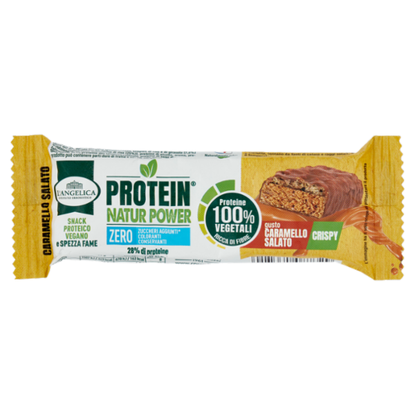 L'Angelica Protein Natur Power gusto Caramello Salato Crispy 45 g