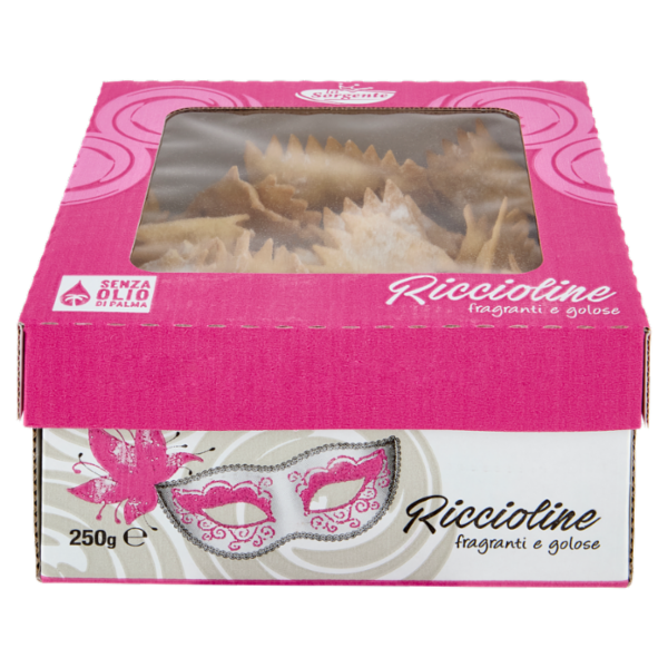 la Sorgente Riccioline fragranti e golose 250 g