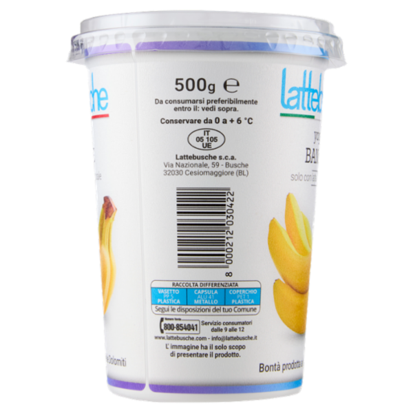 lattebusche yogurt Banane 500 g