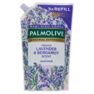 Palmolive Ricarica Sapone Liquido Mani Sensorial Experience Lavanda Francese e Bergamotto 900 Ml