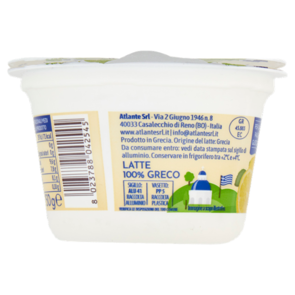 Kionas Yogurt Greco Limone 0% di grassi 150 g