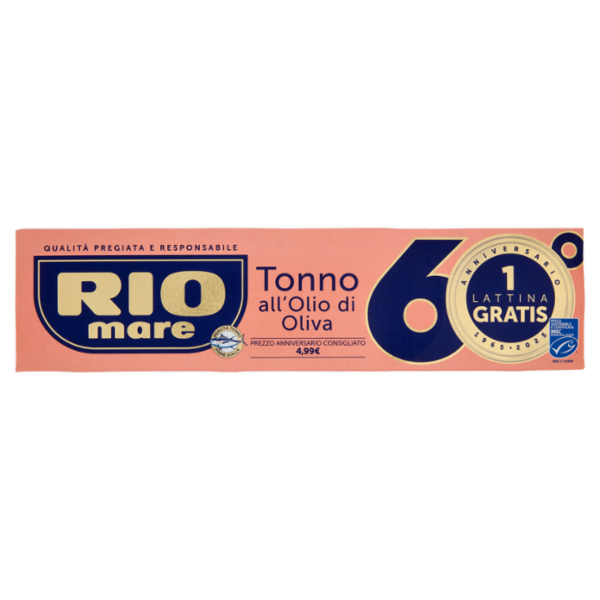 Rio mare Tonno all'Olio di Oliva 4 x 80 g