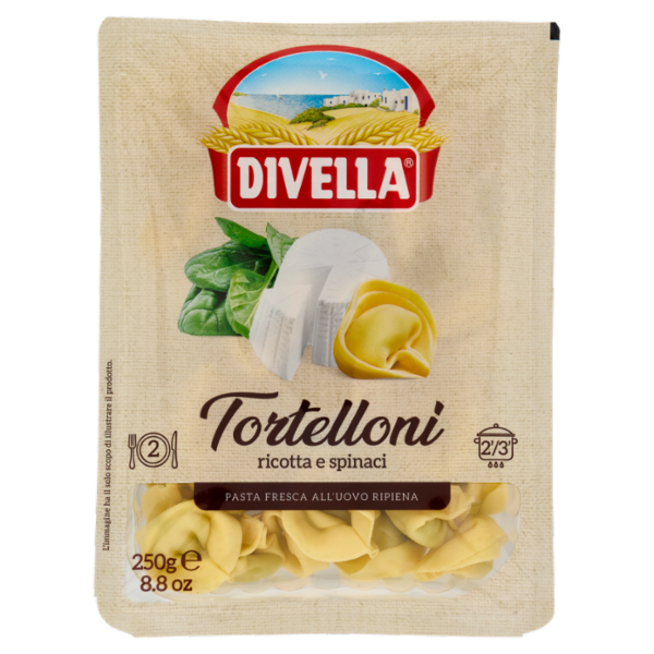Divella Tortelloni ricotta e spinaci 250 g