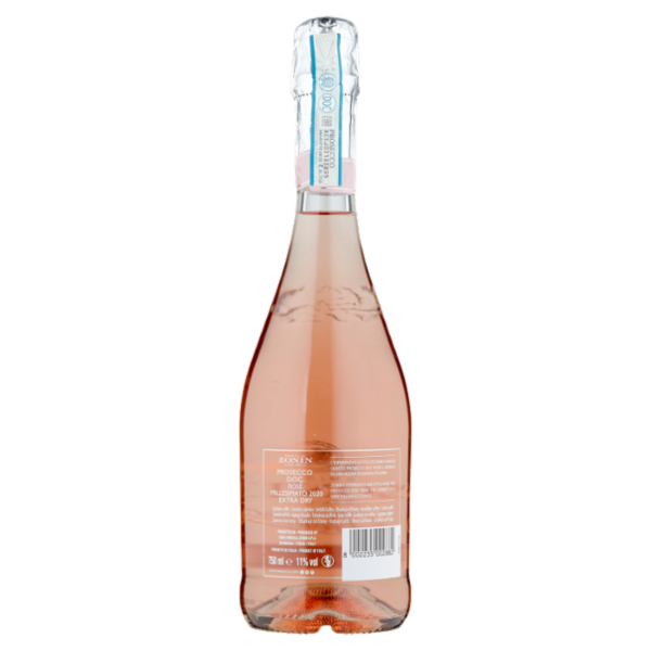 Zonin Prosecco D.O.C. Rosé Millesimato Extra Dry 750 ml
