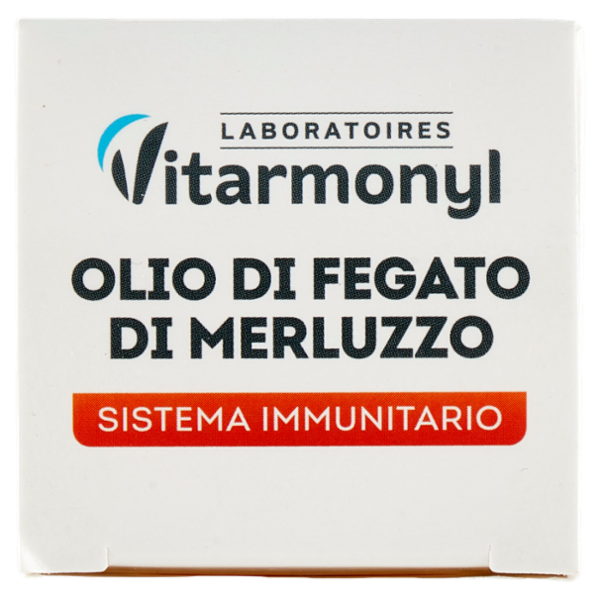 Laboratoires Vitarmonyl Olio di Fegato di Merluzzo Sistema immunitario 40 perle 30,8 g