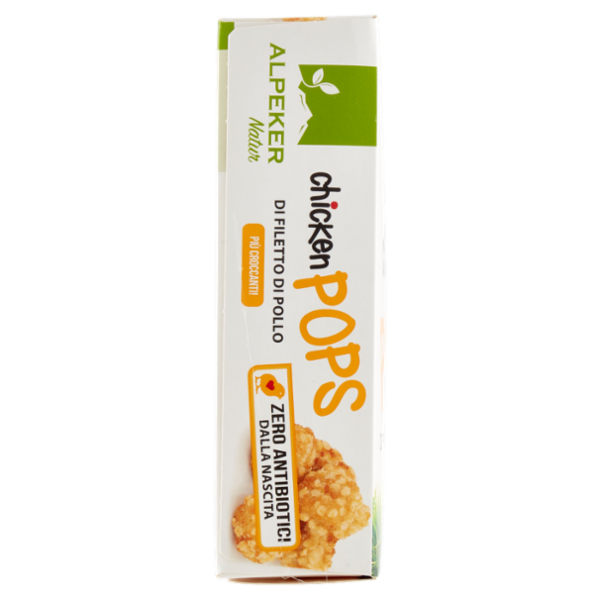 Alpeker Natur chicken Pops di Filetto di Pollo Surgelati 200 g