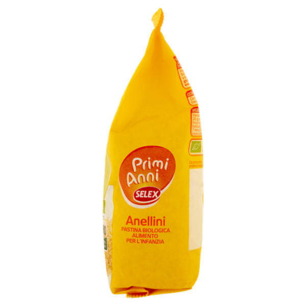 Selex Primi Anni Pastina per l'Infanzia Anellini Biologica 350 g