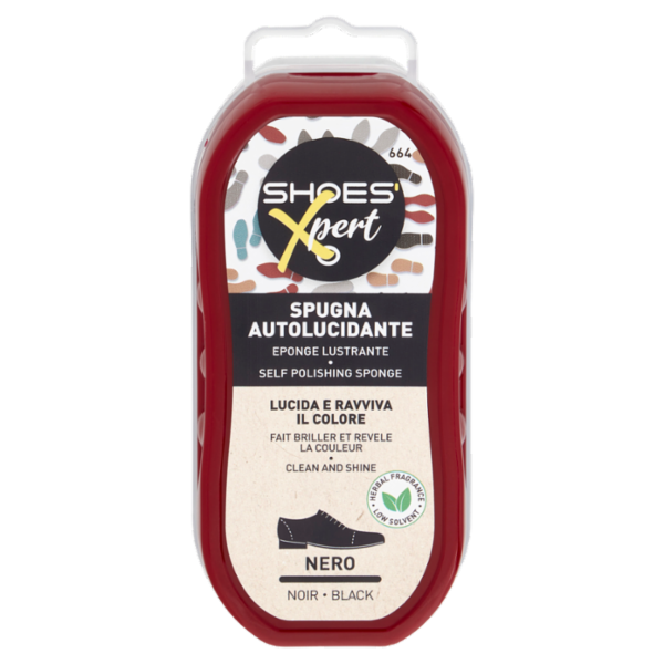 Shoes'Xpert Spugna Autolucidante Nero 3 ml