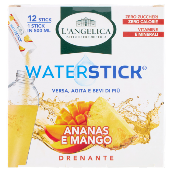 L'Angelica Waterstick Ananas e Mango Drenante 12 x 2 g