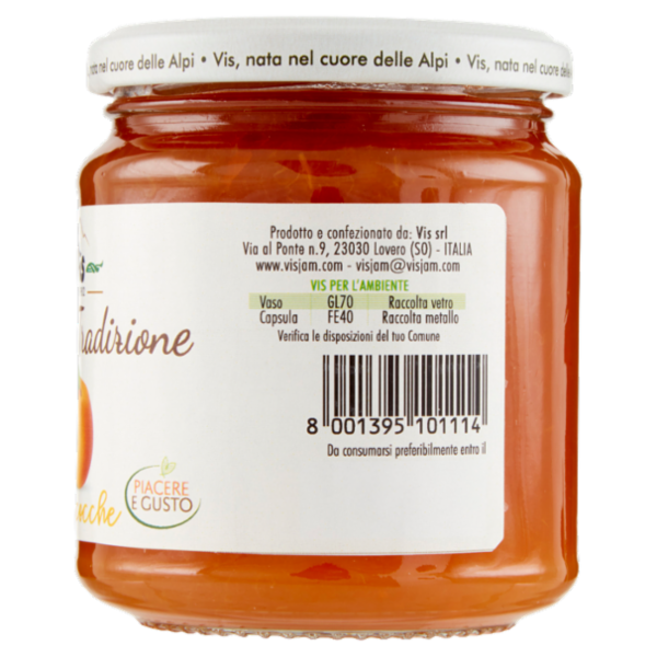 Vis Natura e Tradizione confettura extra Albicocche 340 g