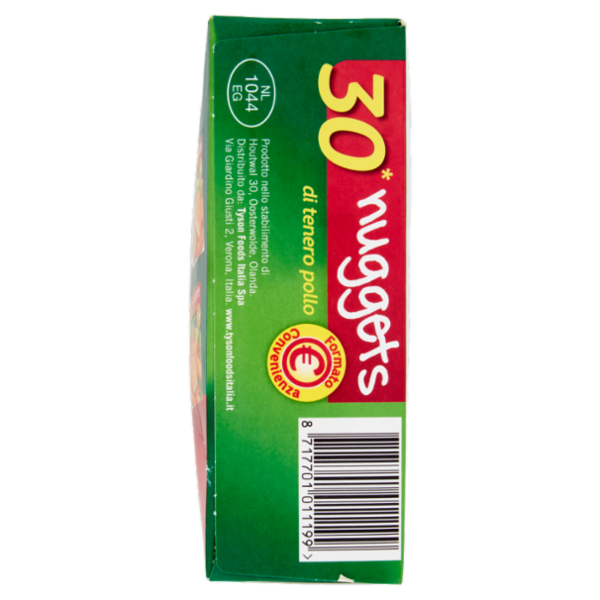 Tyson Family 30* nuggets di tenero pollo Cotti e Surgelati 540 g