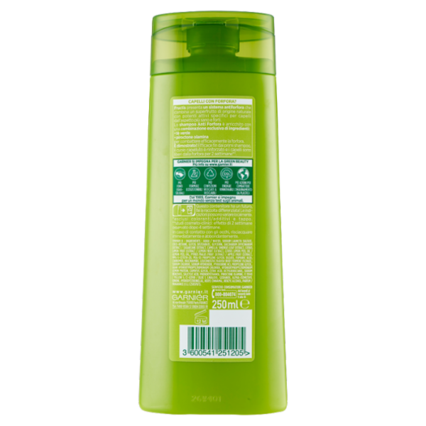 Garnier Shampoo Fructis Antiforfora, Per Capelli Normali, 250 ml