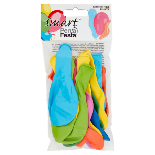 Smart PerLa Festa Palloncini Forme Assortite 18 pz