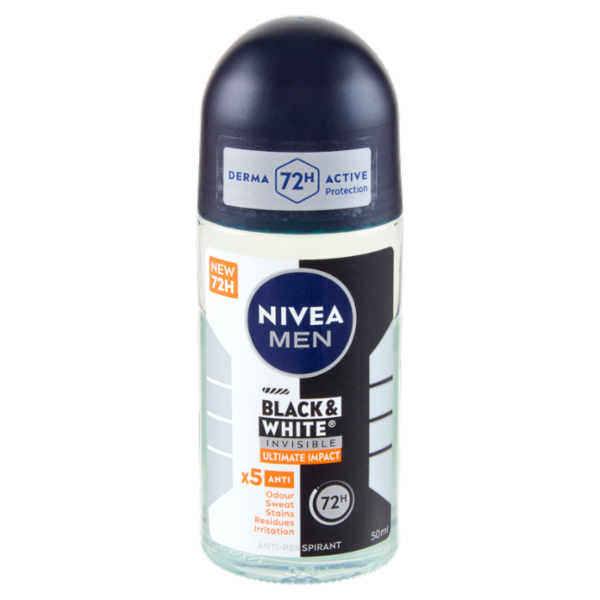Nivea Men Black & White Invisible Ultimate Impact Anti-Perspirant 50 ml
