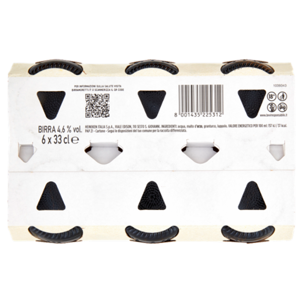 Birra Moretti Ricetta Originale 6 x 33 cl