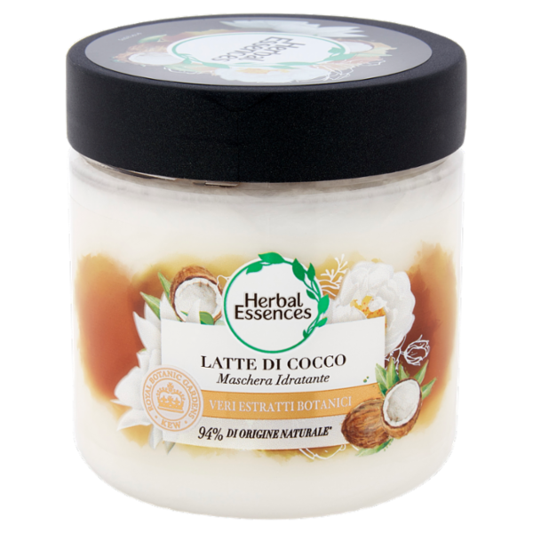 Herbal Essences Maschera Capelli Idratante con Latte di Cocco 250 ml