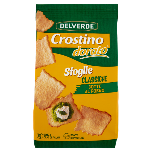 Delverde Crostino dorato Sfoglie Classiche 180 g