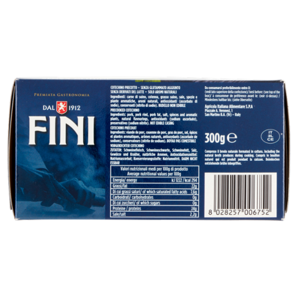 Fini il Mini Cotechino 100% Italiano 300 g