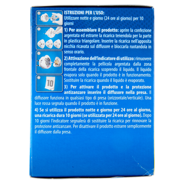 Raid Night & Day, Antizanzare e Repellente Mosche, 1 Diffusore e 1 Ricarica, Insetticida